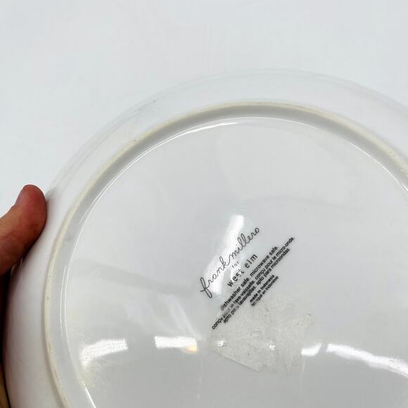 Frank Millero for West Elm Dog line Drawing Plates (2) - Picture 3 of 3